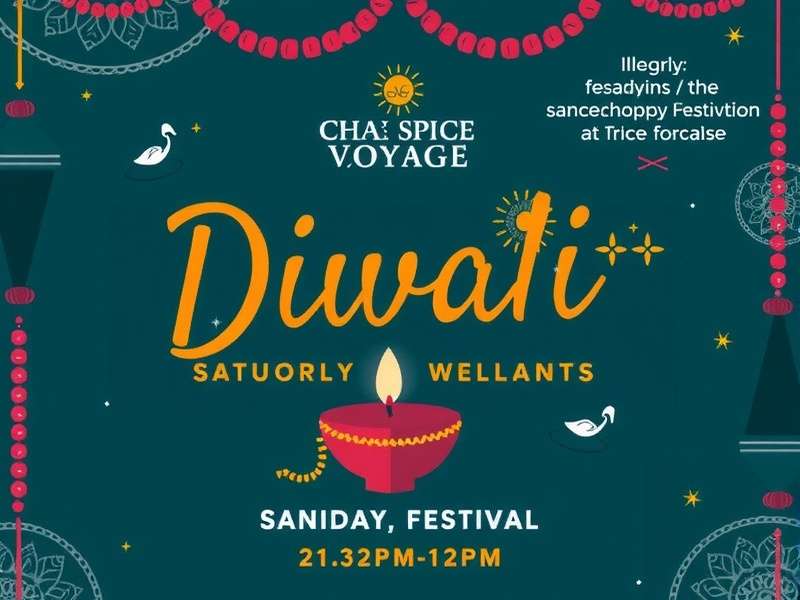 Chai Spice Voyage Diwali festival event